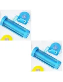 2x Dispenser stors tub pasta de dinti, albastru red-mag.ro
