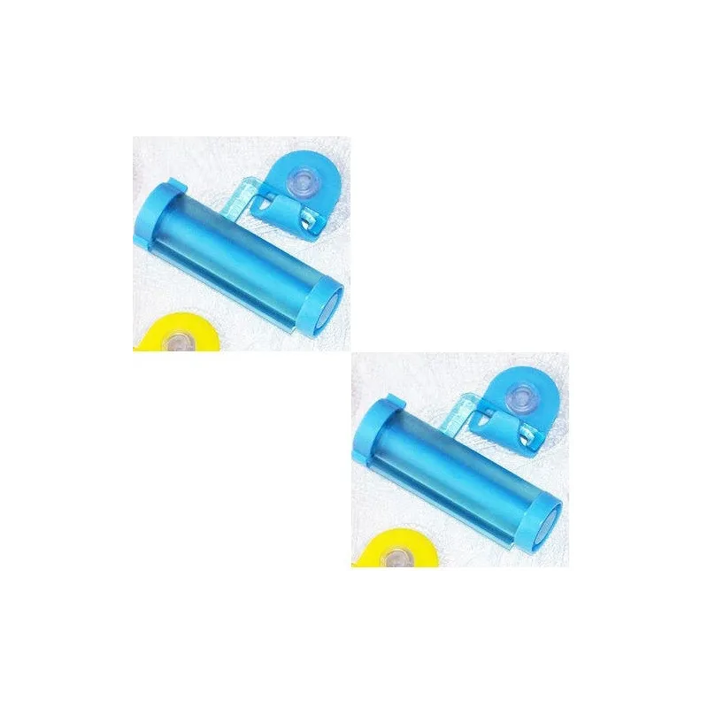 2x Dispenser stors tub pasta de dinti, albastru red-mag.ro