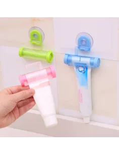 2x Dispenser stors tub pasta de dinti, albastru red-mag.ro