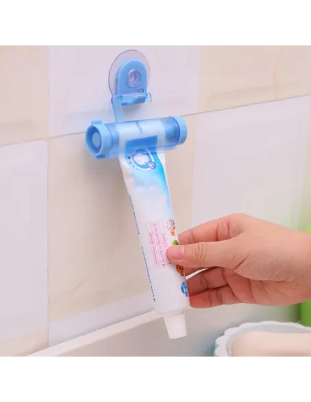 2x Dispenser stors tub pasta de dinti, albastru red-mag.ro