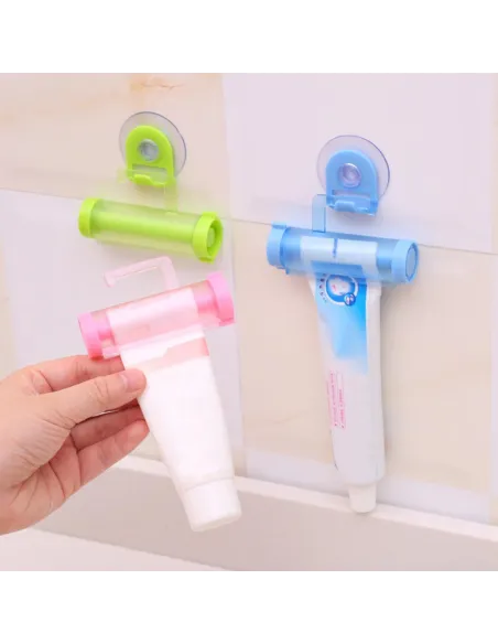 2x Dispenser stors tub pasta de dinti, albastru red-mag.ro