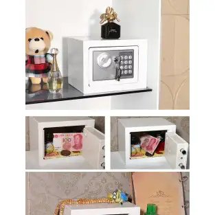 Seif electronic antiefractie cu inchidere electronica si cheie 2