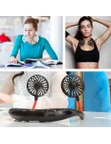 Mini ventilator portabil pentru gat, alimentare USB