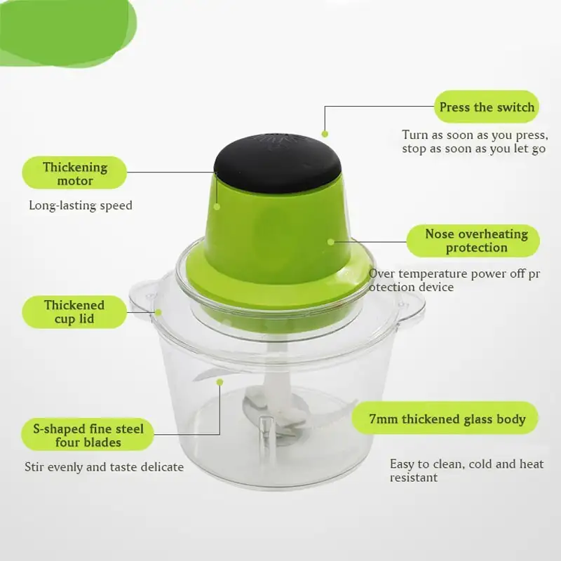 Masina electrica de tocat carne si legume, Find Back red-mag.ro