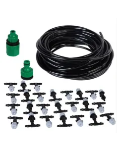 Kit racire terasa, cu vapori de apa, furtun de 20 m si 20 de 2