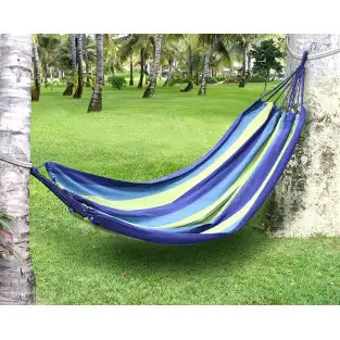 Hamac premium,GardenLine hammock cu husa si carabine metalice