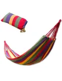 Hamac multicolor textil 180x80cm, cu husa de transport
