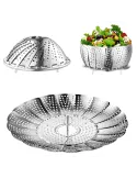Cos de gatit - sita cu aburi, material inox
