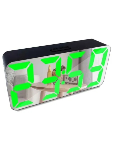 Ceas digital oglinda cu LED Verde, Rosu, Alb, DS-3622X