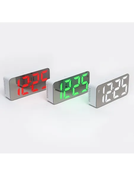 Ceas digital oglinda cu LED Verde, Rosu, Alb, DS-3622X