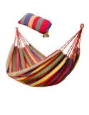 Hamac multicolor bumbac, 180x80cm, saculet red-mag.ro