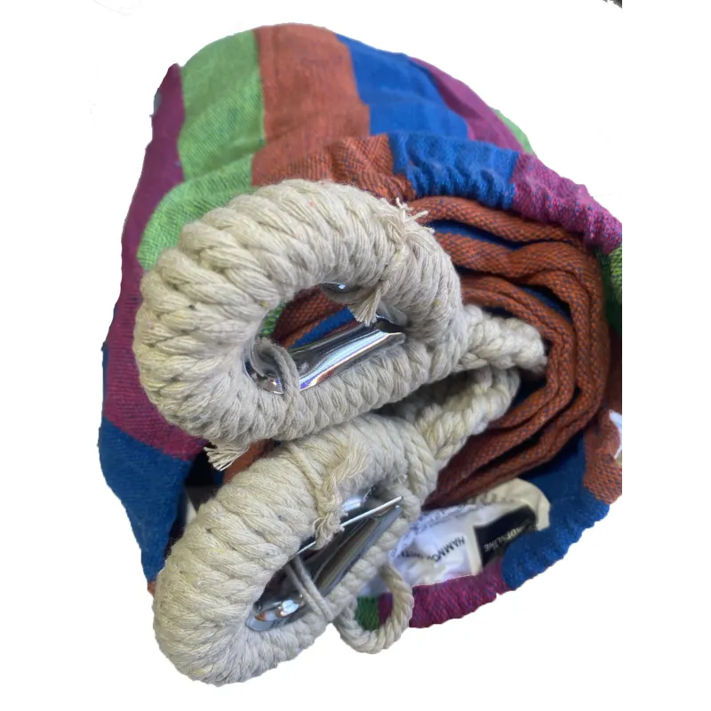 Hamac premium 180x 100cm, saculet rucsac, intarituri metalice