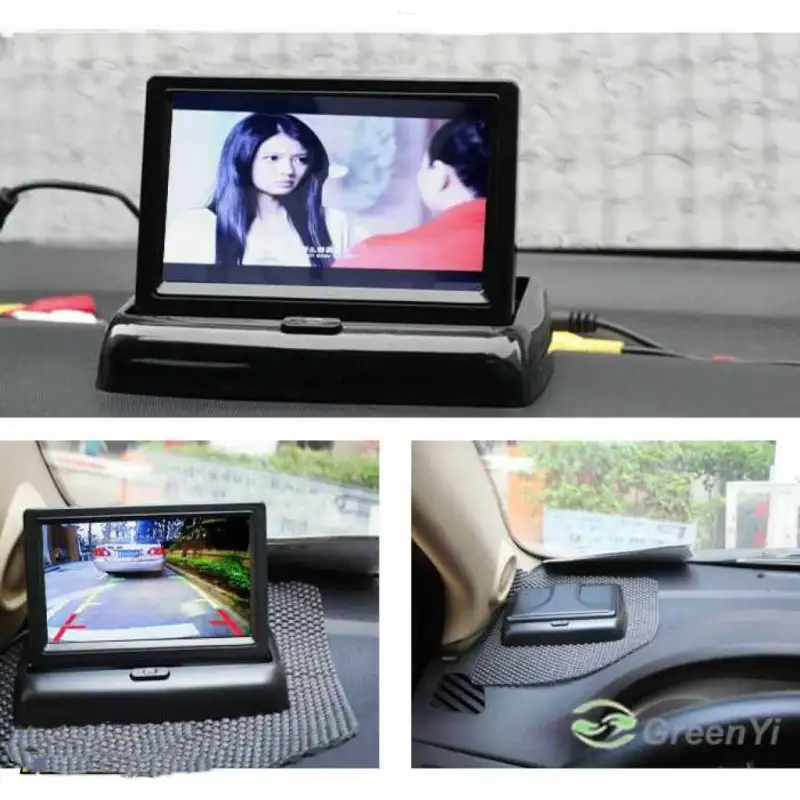 Pachet de asistenta la parcare cu monitor video rabatil LCD 3.5