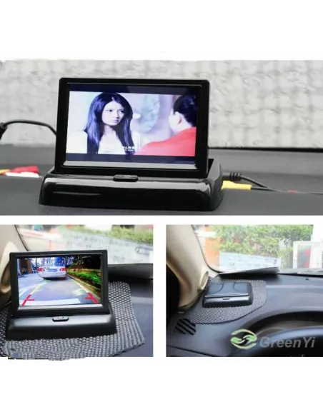 Pachet de asistenta la parcare cu monitor video rabatil LCD 3.5