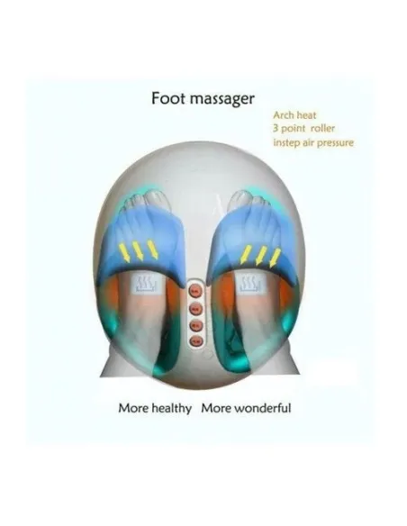 Aparat de masaj Shiatsu pentru picioare, 45W, 3 trepte