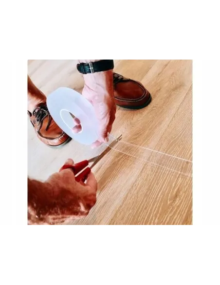 Banda transparenta dublu adeziva 3 metri red-mag.ro