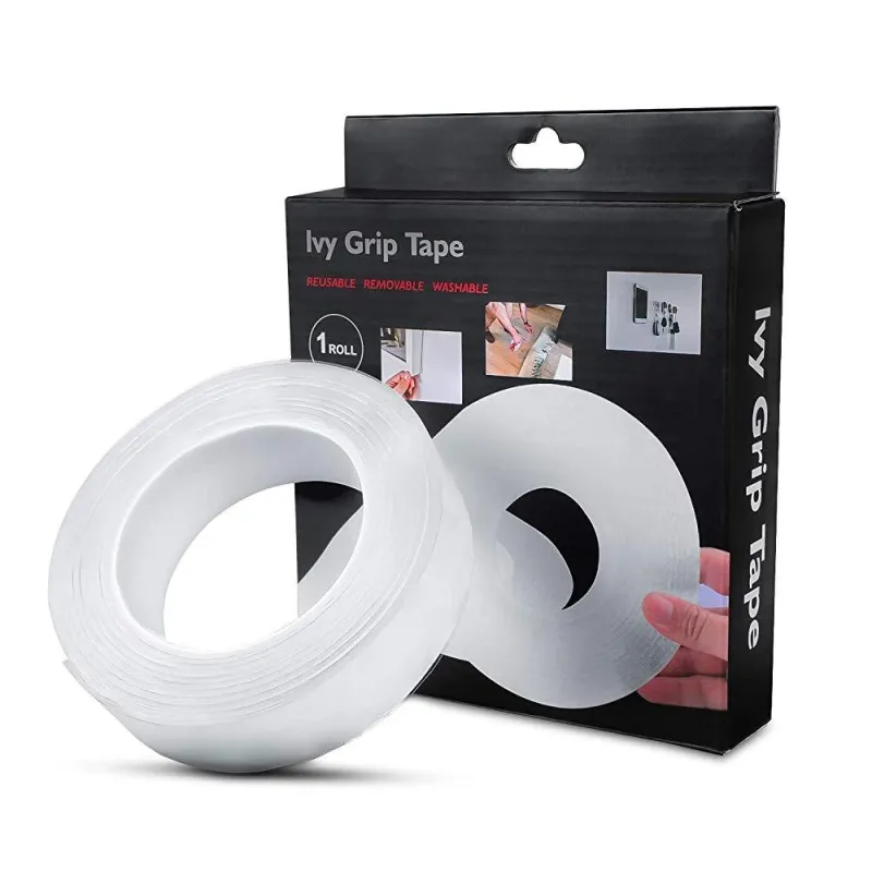 Banda transparenta dublu adeziva 3 metri red-mag.ro