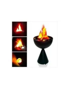 Lampa de interior cu flacara falsa prevazuta cu picior de 2
