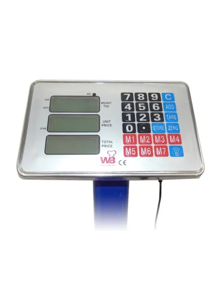 Cantar cu platforma, 600 kg, brat rabatabil, afisaj electronic