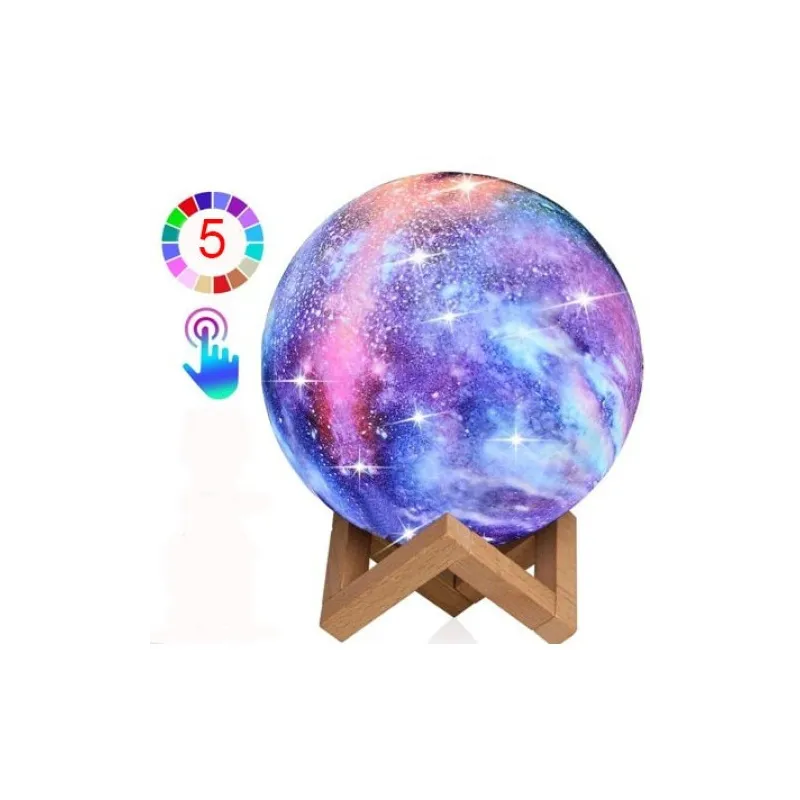 Cosmos Moon Lamp 3D - lampa in forma de luna, lumina LED