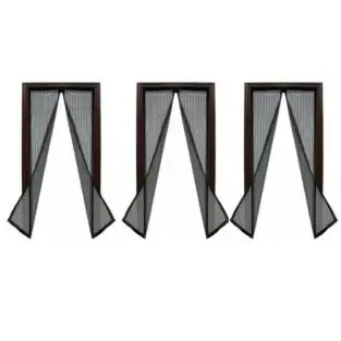 Set 3 perdele magnetice antiinsecte 190 x 100 cm red-mag.ro