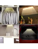 Lampa LED cu senzor de miscare, din aluminiu, 10 led-uri