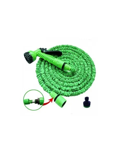 Furtun extensibil 45 m, aparat de udat inclus + Aspersor de