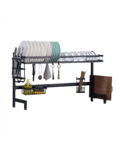 Scurgator dublu pentru vase deasupra chiuvetei