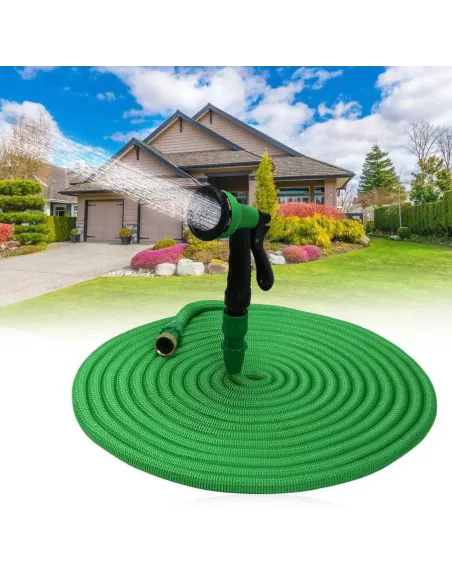Furtun extensibil de gradina Magic Garden Hose 22.5 M red-mag.ro