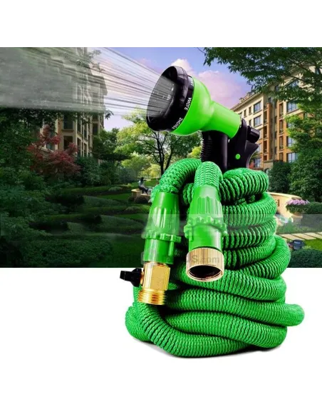 Furtun extensibil de gradina Magic Garden Hose 22.5 M red-mag.ro