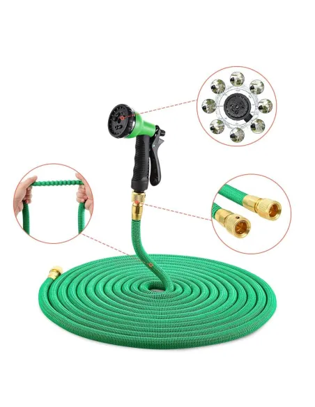Furtun extensibil de gradina Magic Garden Hose 22.5 M red-mag.ro