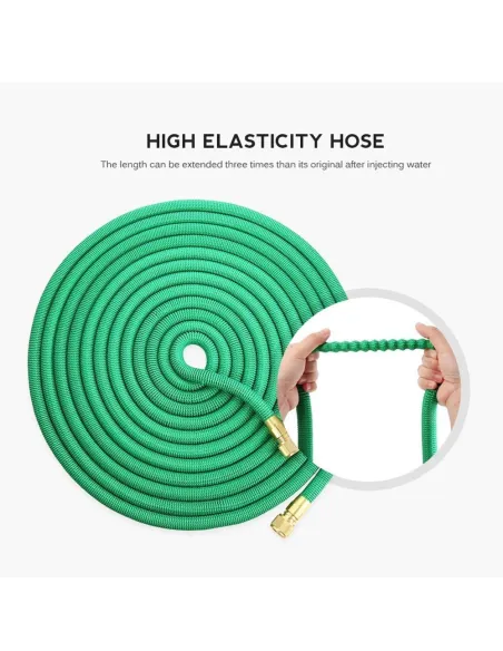 Furtun extensibil de gradina Magic Garden Hose 22.5 M red-mag.ro