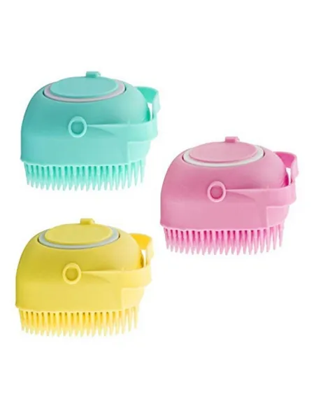 Set 2 x Burete din silicon cu rezervor pentru sampon, 80 ml