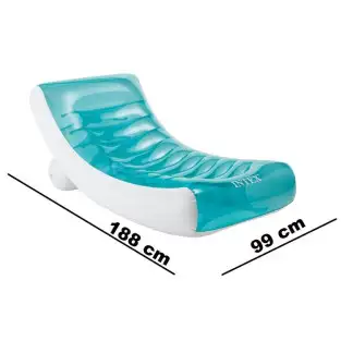 Saltea tip sezlong gonflabil Intex red-mag.ro