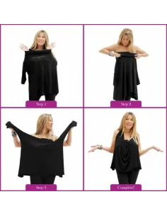 BLUZA CU TREI MODURI DE PURTARE, VASCOZA red-mag.ro