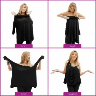 BLUZA CU TREI MODURI DE PURTARE, VASCOZA red-mag.ro