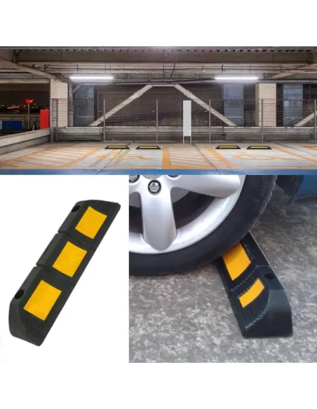 Opritor roti auto reflectorizant, pentru locul de parcare sau