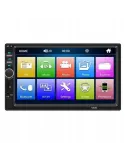 PLAYER AUTO 7018B, 2DIN, NEGRO, RADIO FM, CAMERA DE VIZUALIZARE