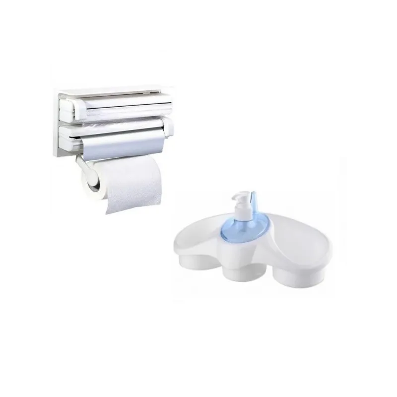 Dispenser triplu + dispenser detergent vase