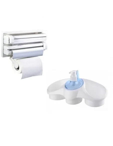 Dispenser triplu + dispenser detergent vase