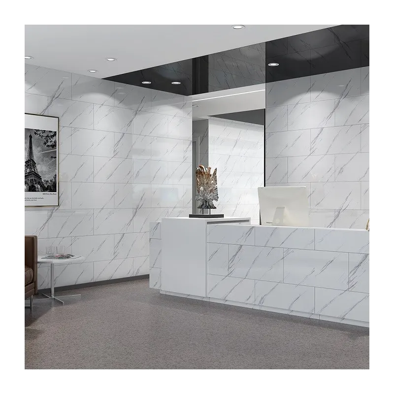 10 x Placi autoadezive tip marmura, impermeabile, dimensiune