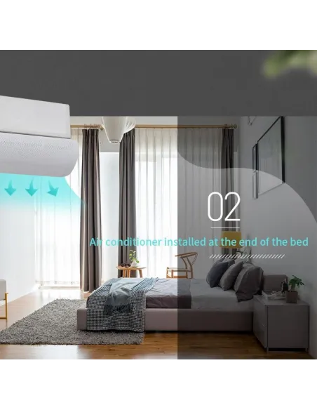 Deflector aer conditionat, protectie jet de aer rece red-mag.ro