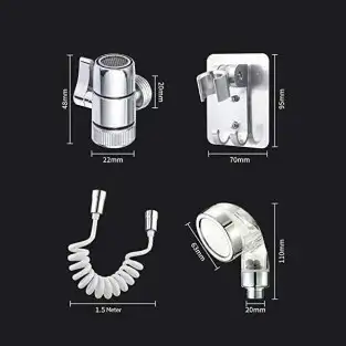 Extensie dus pentru robinet, spalara usoara, furtun flexibil 2