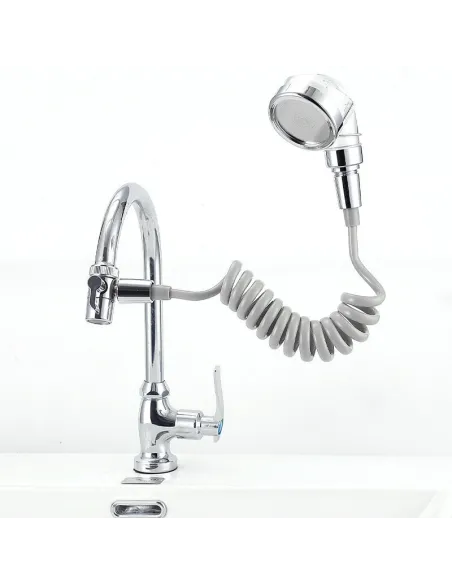 Extensie dus pentru robinet, spalara usoara, furtun flexibil