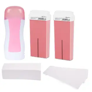 Kit epilare cu ceara roll-on Pink red-mag.ro