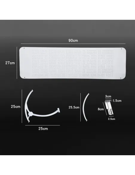 Deflector de Aer Conditionat Protectie Flux de Aer Rece 90x27cm