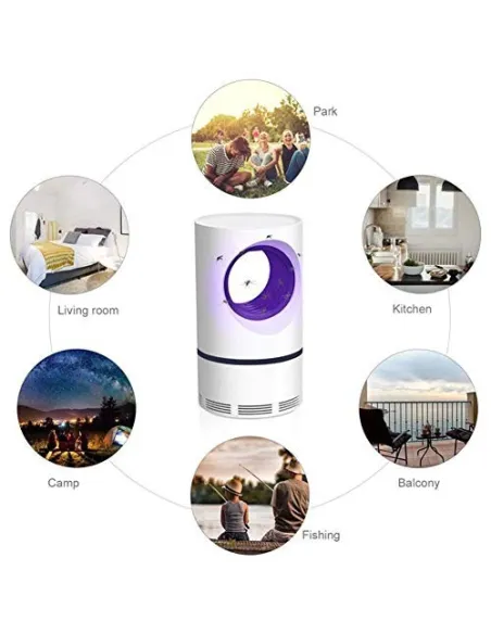 Set 2 x aparat antiinsecte cu lampa UV si aspiratie, Mosquito