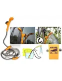 Set dus auto portabil pentru camping, 12 V, cablu 5M red-mag.ro