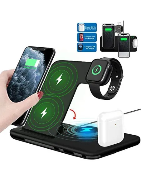 Incarcator Wireless Fast Charge 15 W red-mag.ro