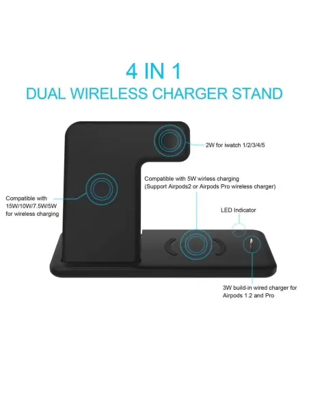 Incarcator Wireless Fast Charge 15 W red-mag.ro